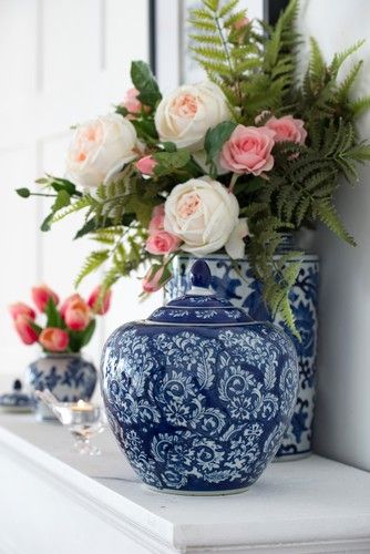 Elegant Ginger Jar by Rembrandt, 208x208x249 mm, perfect for decor and versatile storage of small items.