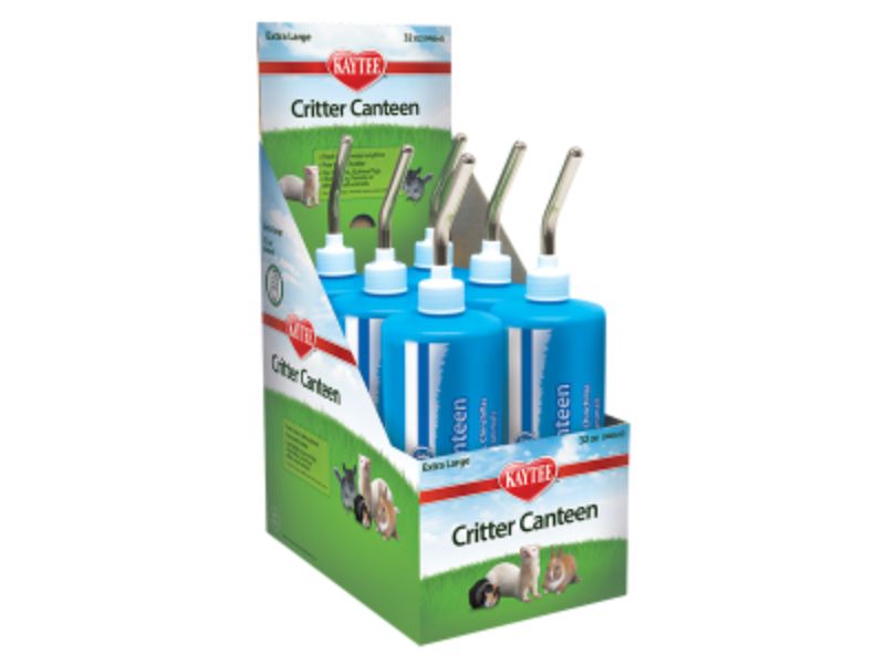 Small Animal Waterers - KT Critter Canteen 960mL 6pc Display