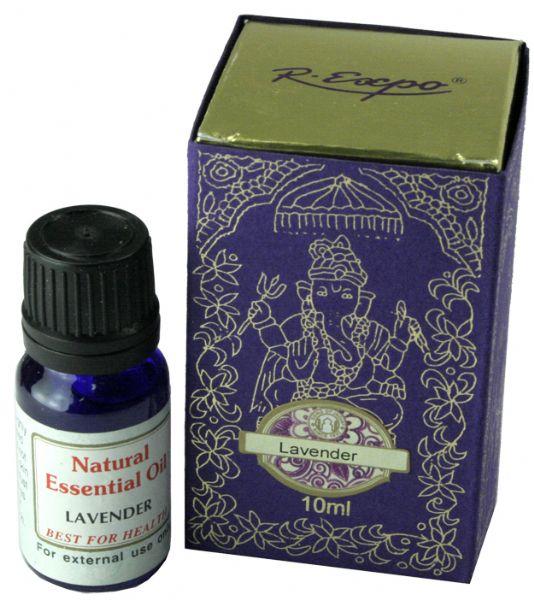 Bottle of 10ml Lavender Essential Oil, ideal for relaxation, aromatherapy, and holistic wellness with soothing properties.