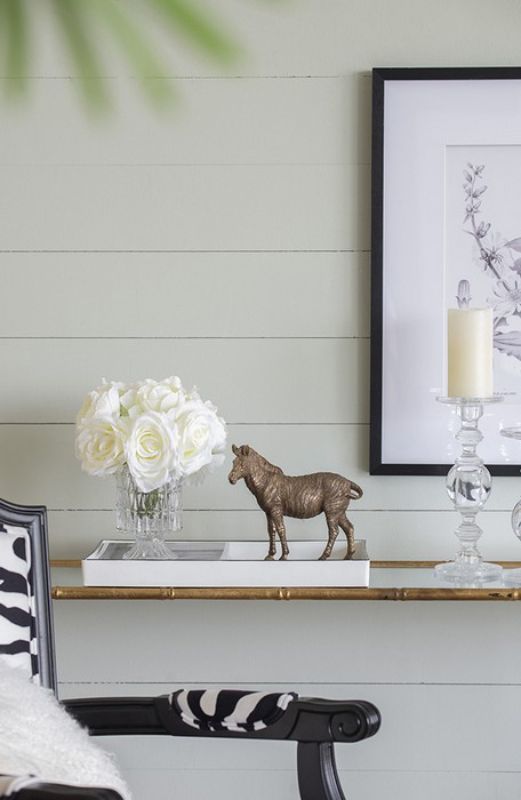 34cm metallic copper zebra ornament with intricate detailing, perfect for adding exotic elegance to modern home decor.