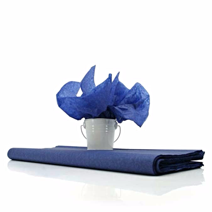 Premium blue tissue paper, 96 sheets of 20"x26", perfect for wrapping, crafts, and DIY projects at a clearance price.