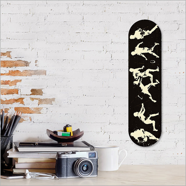 Eye-catching 500mm ACM wall art featuring a rugby and skateboarding design, perfect for sports lovers and modern decor.