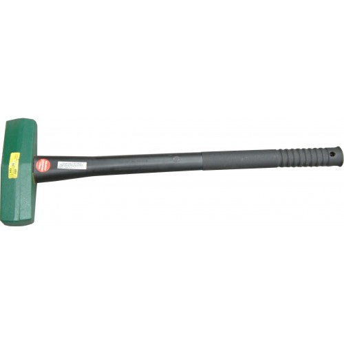Spalling Hammer 6.3kg Lasher with poly handle, ideal for stone masonry, featuring a durable forged head and ergonomic design.