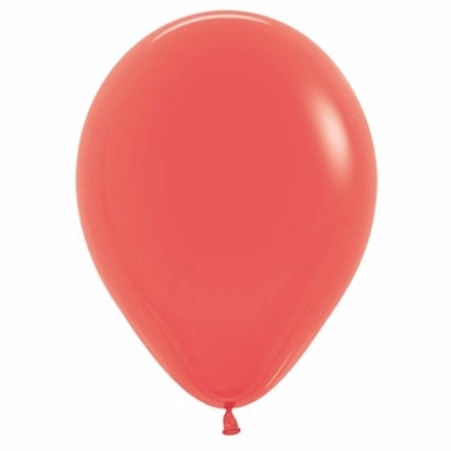 Vibrant coral balloons in a pack of 25, perfect for adding joy and elegance to any celebration.