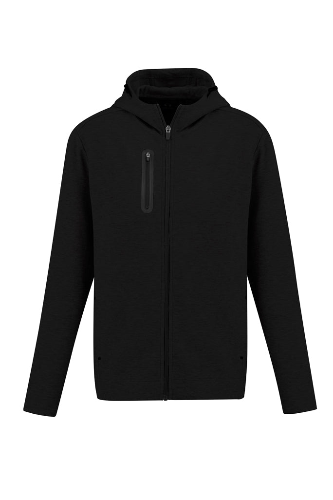 Ladies Neo Hoodie in black, Size XS; features soft fabric, ergonomic fit, and practical zippered pocket for style and comfort.