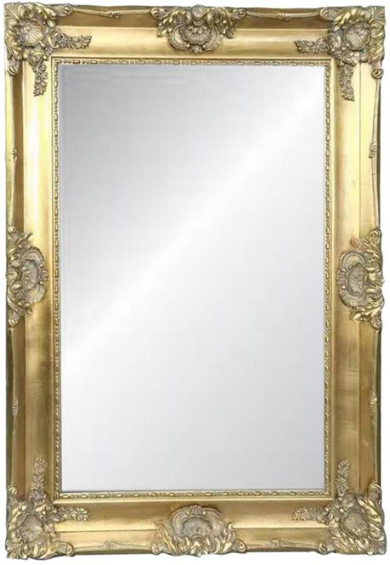 Mirror - Ornate Bevelled Antique 220cm (Gold)