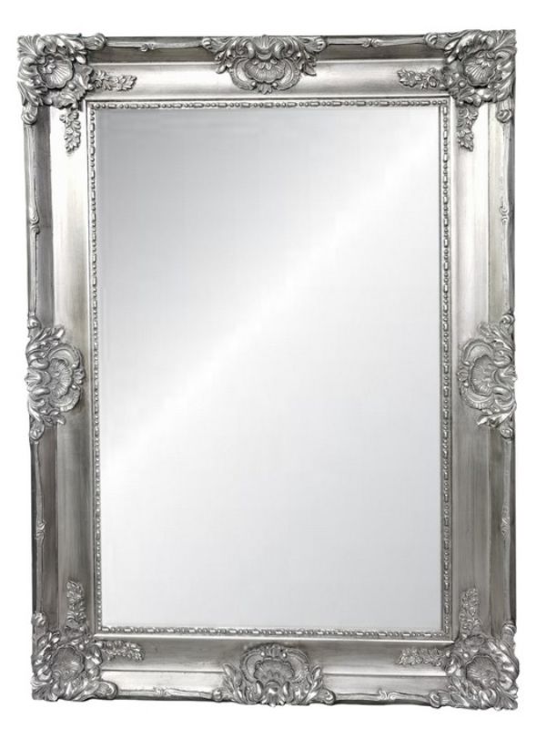 Mirror - Ornate Bevelled Antique 220cm (Silver)