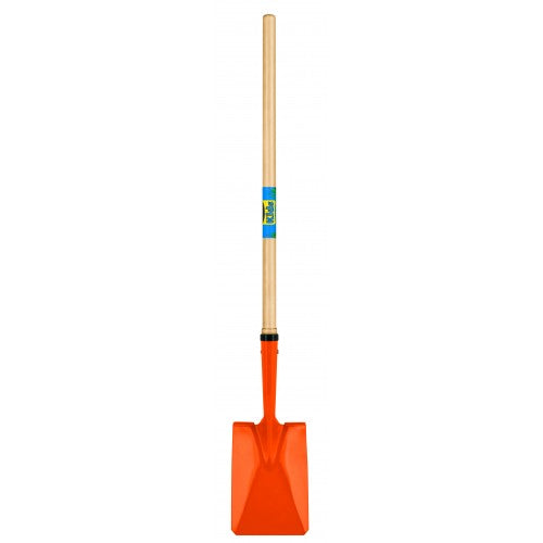 Kids spade with durable metal head and 1020mm long ash handle, perfect for young gardeners to learn and play.