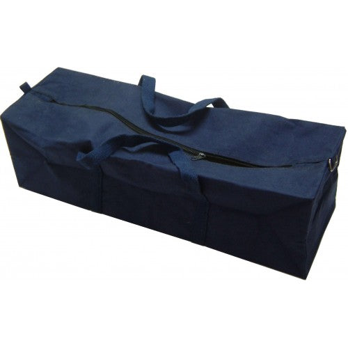 Durable 24" heavy-duty canvas tool bag with strong handles and secure zip, ideal for tradespeople and DIY projects.
