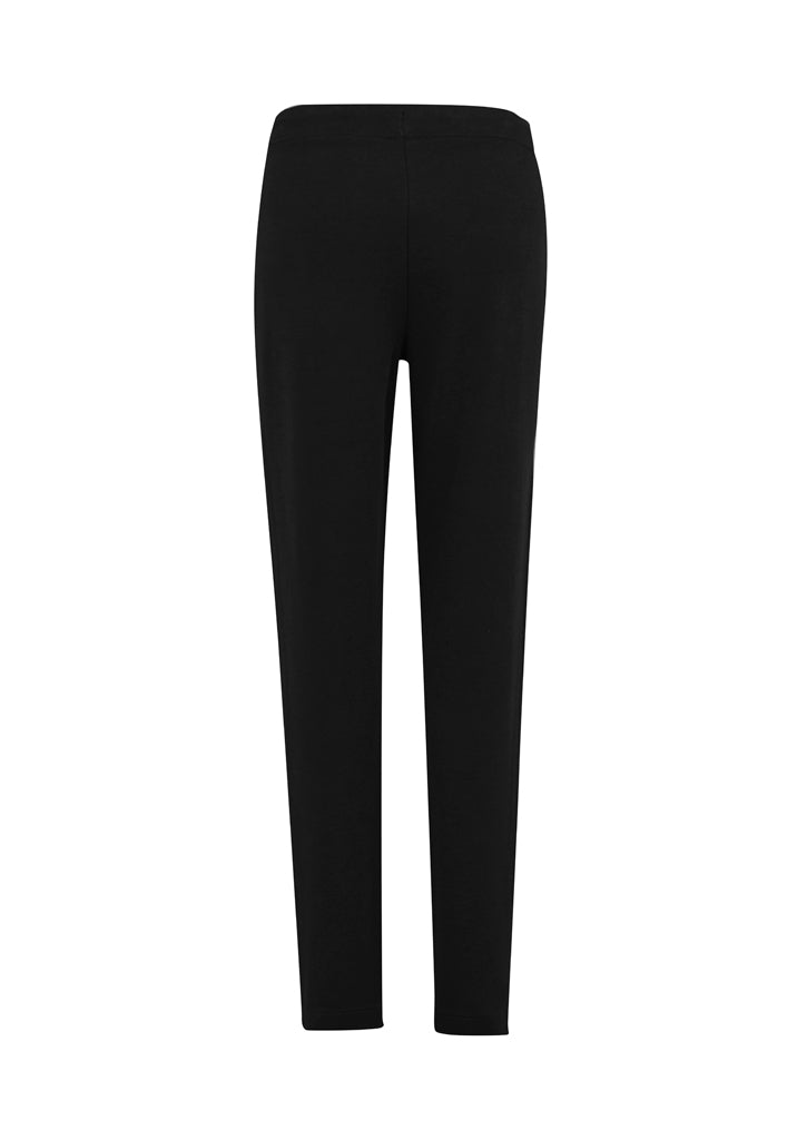 Ladies Neo Pant in Black, Size M, featuring soft fabric, open side pockets, and a streamlined fit for comfort and style.