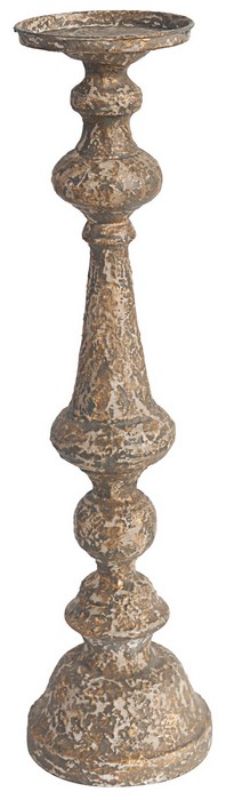 Tall black iron candle holder (61cm) blends style and functionality, perfect for enhancing any room's ambiance.