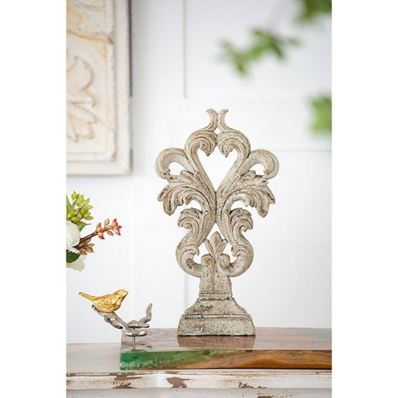 Elegant 38.1cm CORNELIUS DÉCOR ornament with intricate designs, perfect for modern or vintage home decor.