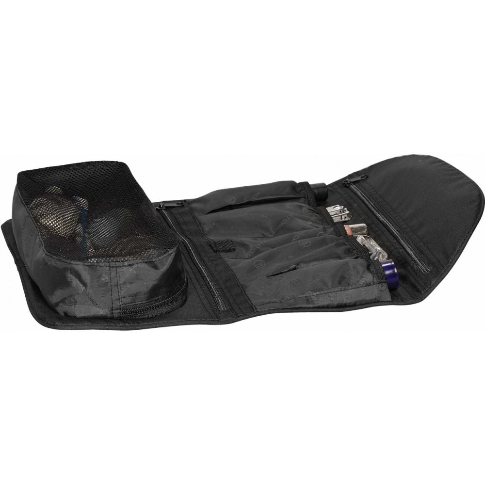 Lightweight and durable Cloud Wash Bag by Stormtech, featuring zippered pockets and security buckles for organized travel.