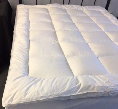 Single Mattress Topper - 75/25 Goose Down and Feather Fill