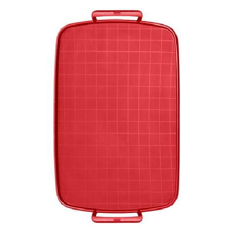 Medium Chef'n Sweet Sheet 3-in-1 baking sheet with silicone mat, metal frame, and grid design for easy baking and cooling.