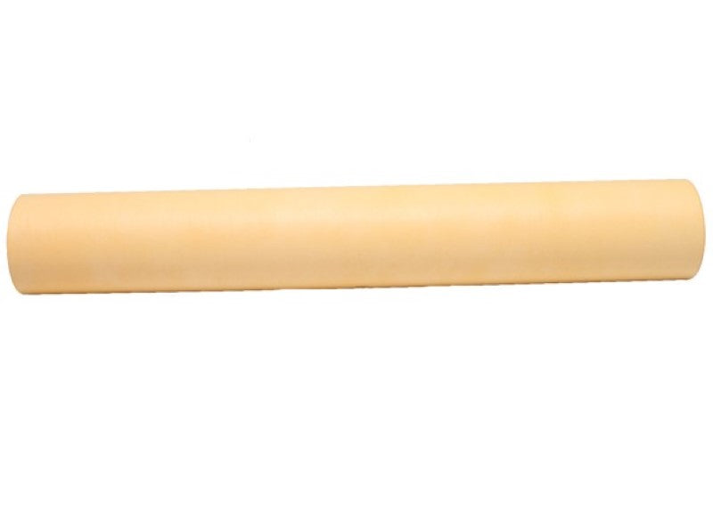 Soft apricot fabric roll (60cm x 50m) ideal for sewing, appliqué, and crafting projects; eco-friendly and high-quality.