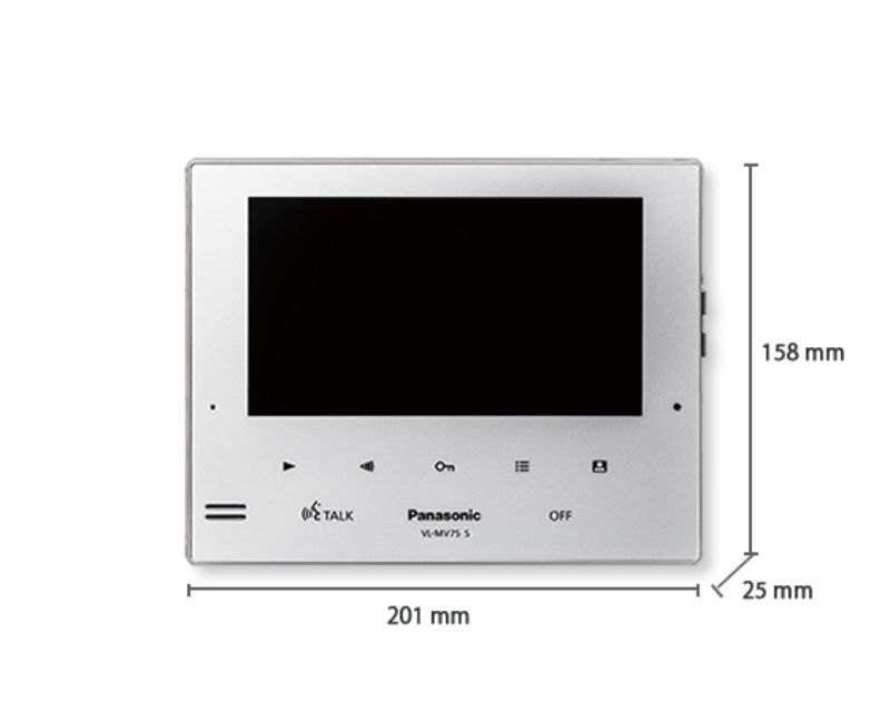 Panasonic Residential Video Intercom Monitor - Extension Monitor (Silver)