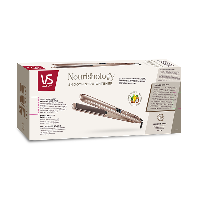 Straightener - VS Sassoon Nourishology Smooth