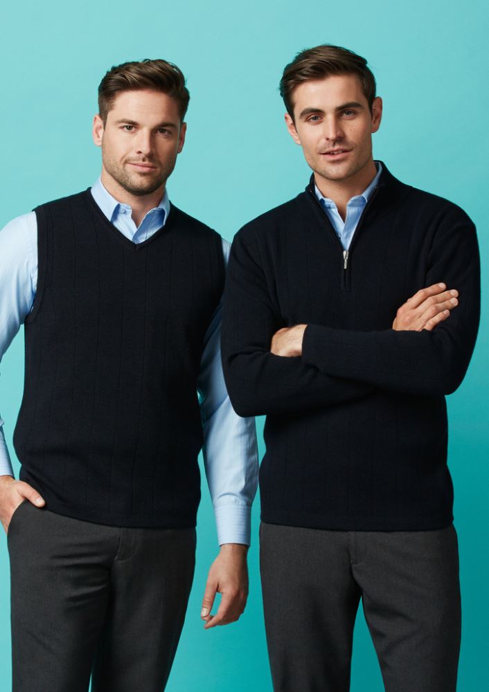 Men's XL black wool-rich pullover, 80% Merino wool, machine washable, stylish knit for comfort and versatility.