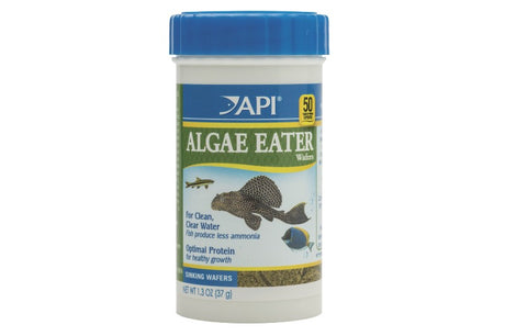 API Algae Eater Wafers (37g) - Nutrient-rich food for algae-eating fish, promoting health and cleaner aquarium water.