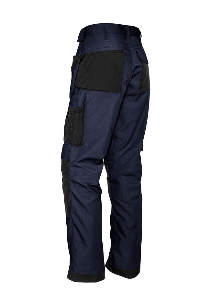 Mens Ultralite Multi-Pocket Pants in Navy Black featuring durable ripstop fabric and concealed swing away tool pockets.