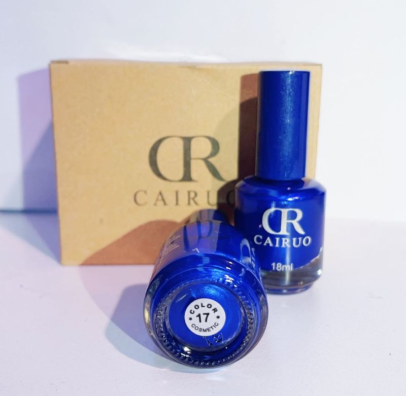Color Lid #017 nail polish in a glossy finish, sold in a bulk set of 12 for vibrant, long-lasting manicures.