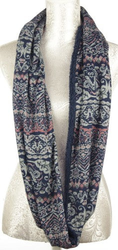 Cozy fleece-lined snood scarf in versatile styles, perfect for warmth and style during chilly winter days.