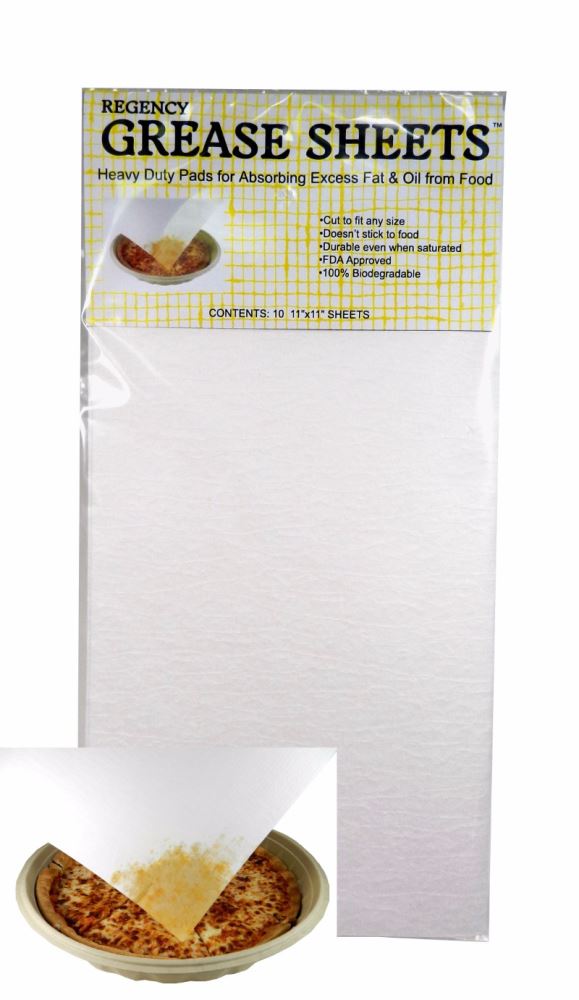 Premium grease sheets for healthier meals, absorbing excess oil from fried foods without lint, eco-friendly and biodegradable.