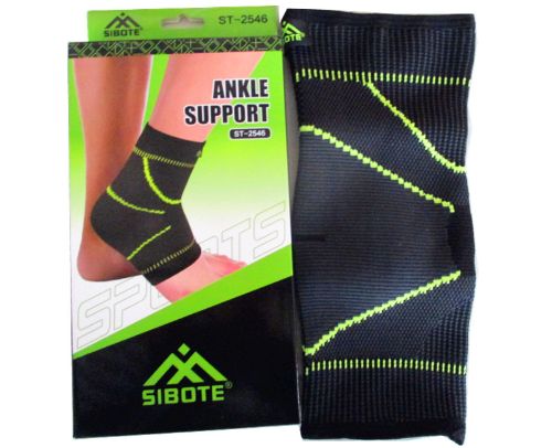 Premium adjustable ankle support brace offering stability, comfort, and breathability for sports and everyday use.