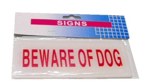 High-quality 15cm Beware Of Dog sign for homes and businesses, ensuring safety and visibility in all weather conditions.