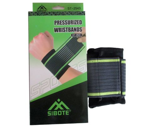 Compression wrist support designed for pain relief and stability, ideal for athletes and office workers.