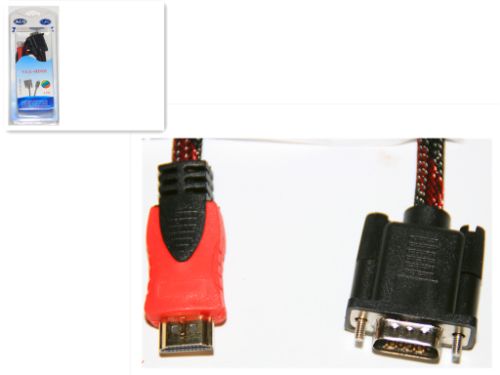 1.5m HDMI to DVI cable for seamless connections, delivering crisp 1080p video and superior audio for multimedia setups.