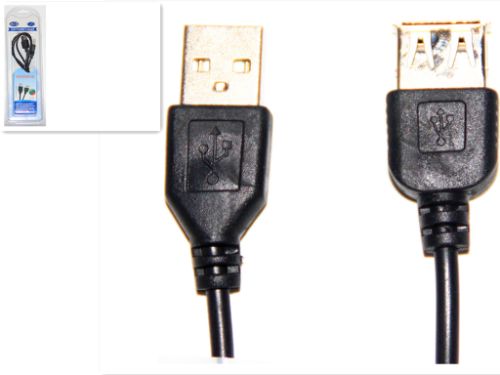 USB Extension Cable 1.5m, ideal for extending device reach with durability, speed, and universal compatibility.