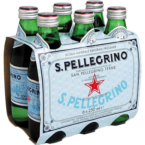 San Pellegrino Sparkling Mineral Water 6 x 250ml