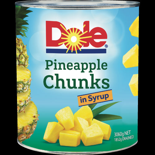 Dole Pineapple Chunks in Syrup 3kg