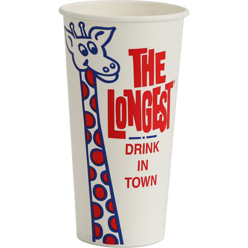 Huhtamaki 800ml milkshake cups in a 25-pack, perfect for serving cold drinks and desserts at events. Eco-friendly and stylish.