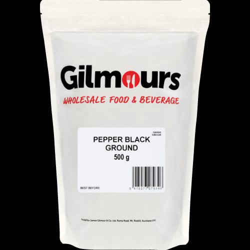 Gilmours Black Ground Pepper 500g