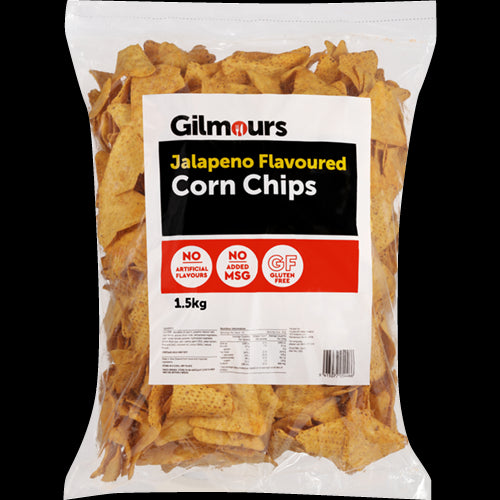 Gilmours Jalapeno Corn Chips 1.5kg