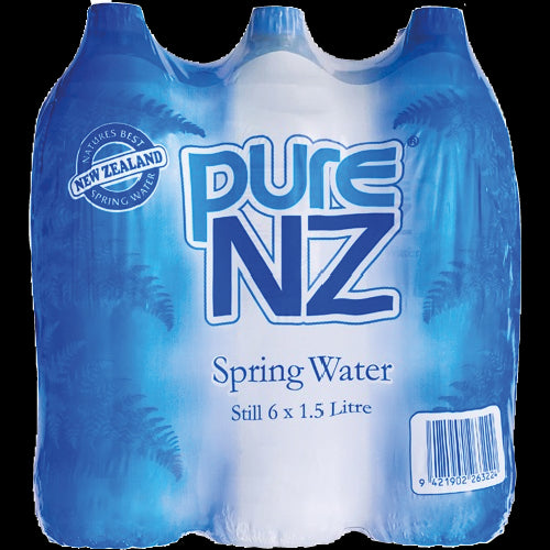 Pure NZ Springwater 6 x 1.5l