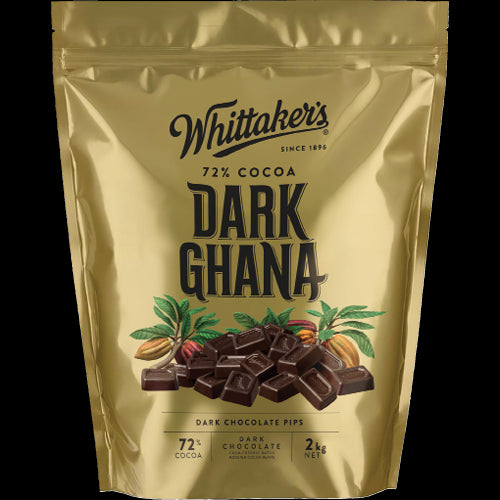 Whittaker's Dark Ghana Chocolate Pips 2kg
