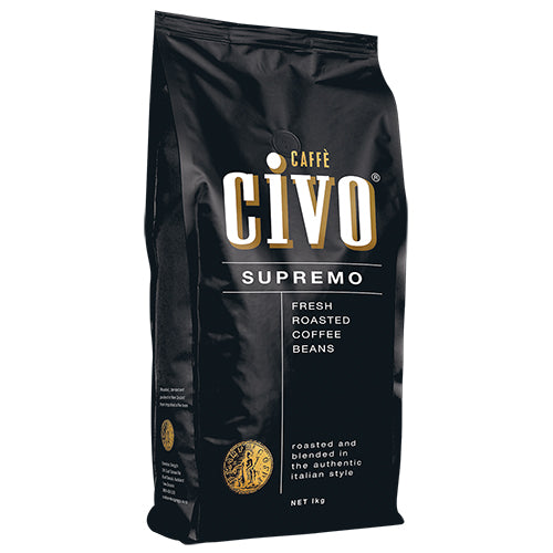 Caffe Civo Supremo Fresh Roasted Coffee Beans 1kg