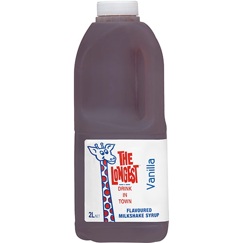Longest Drink Vanilla Milkshake Syrup 2l