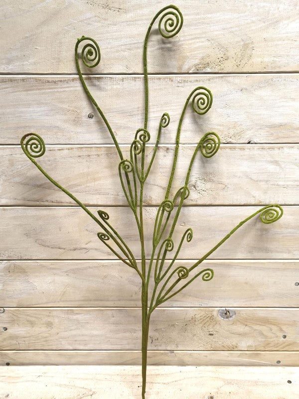 Lifelike artificial large crosier spray featuring lush greenery, perfect for low-maintenance home or event decor.