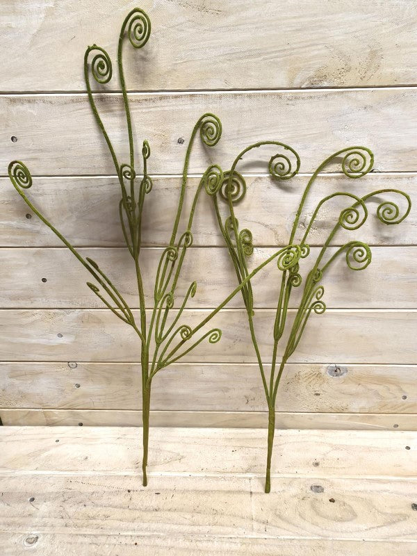 Lifelike Artificial Large Crosier Spray featuring lush greenery, perfect for low-maintenance home and event decor.