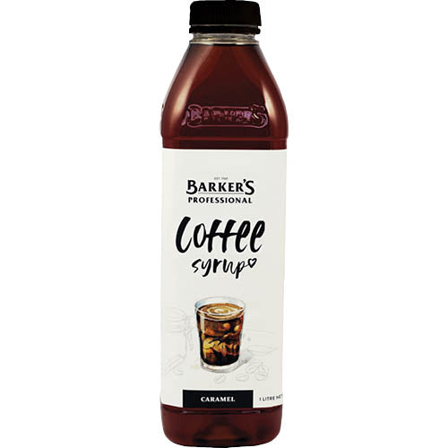 Barker's Caramel Coffee Syrup 1l