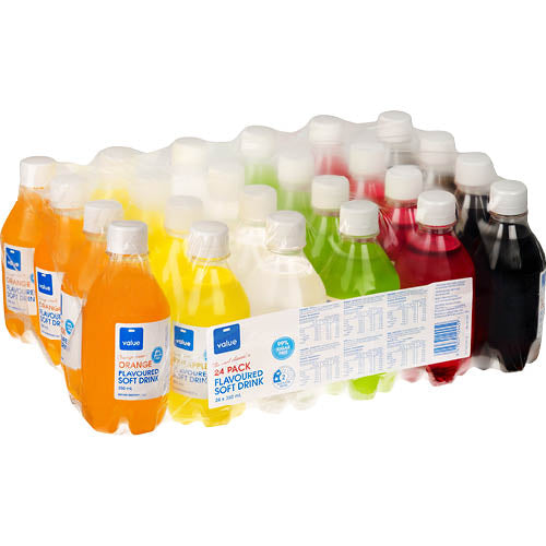 Value Mixed Flavoured Soft Drink 24 x 350ml