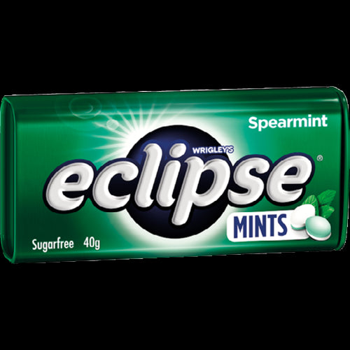 Wrigley's Eclipse Spearmint Sugarfree Mints 12 x 40g
