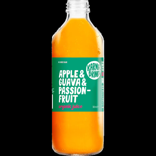 Karma Drinks Apple Guava & Passionfruit Organic Juice 12 x 300ml
