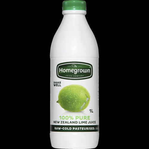 The Homegrown Juice Company 100% Pure Lime Juice 1l