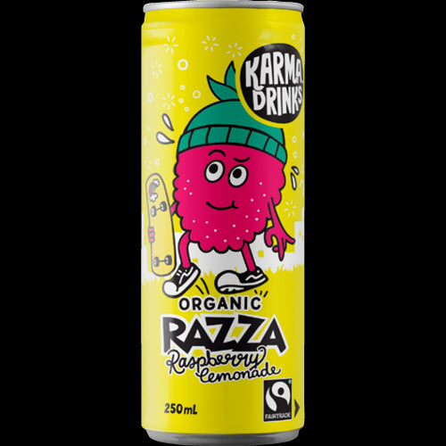 Karma Drinks Organic Razza Raspberry Lemonade Soft Drink 12 x 250ml
